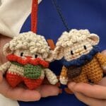 Crochet Cute Sheep Keychain, Crochet Sheep Keychain, Handmade Sheep, Crochet Keychain, Cute Keychain, Gift For Her, Gift For Him, CoupleGift