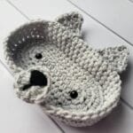 Crochet Bear Glasses Holder, Teddy Bear Eyeglass Tray, Panda, Dog, Bee, Monkey, Frog, Crochet Bear Case Holder, Gift For Her, Gift For Mom