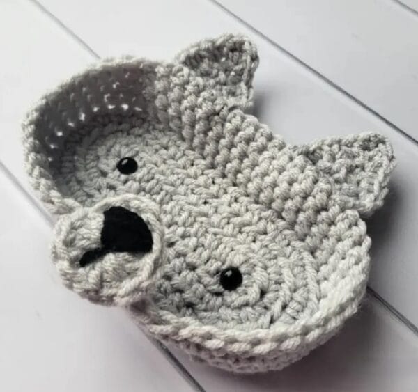 Crochet Bear Glasses Holder, Teddy Bear Eyeglass Tray, Panda, Dog, Bee, Monkey, Frog, Crochet Bear Case Holder, Gift For Her, Gift For Mom